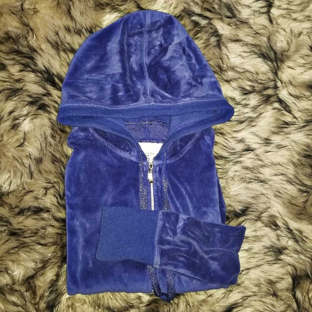 Victoria Secret Blue ZipUp VSX PINK